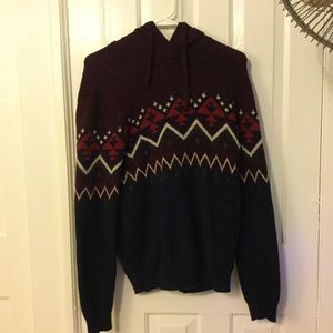 Aztec Print Hoodie